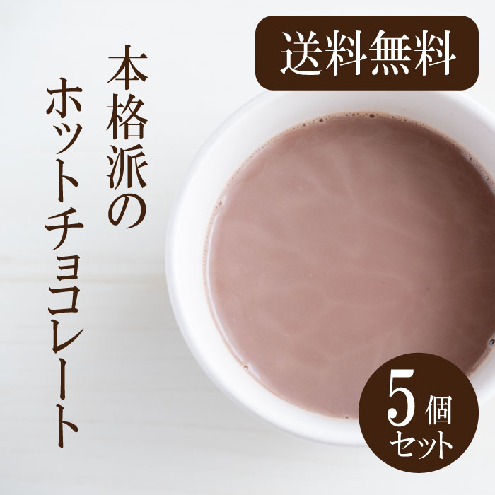 ホット チョコレート 本格 日本最級 有名 セット プレゼント メール便送料無料 DB-09 5個 から厳選した ホットチョコレート 美味しい