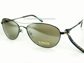 ロッツァ LOZZa サングラス SL2211M-568X 送料無料 ブラック クーポン値引ミラー レンズ メンズ レディース UVカット ブランド モード イタリア ドライブ オシャレ