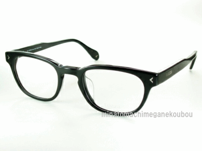 ディノ Deno モデル 正規品 セルフレーム ウェリントン ブラック LOZZa ロッツァ めがねフレーム 眼鏡 VL-1895G-0700 送料無料 伊達メガネ レンズ付セット 度つき 度付き 18％OFF メンズ 2021年秋冬新作 おしゃれ uv