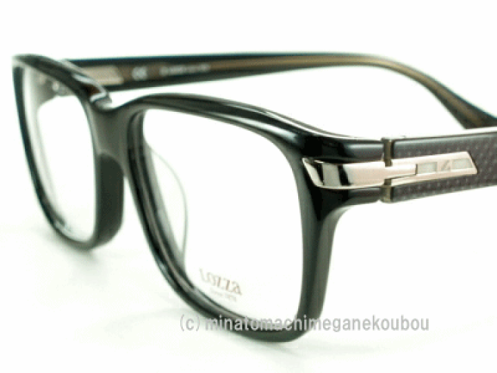 楽天市場】ブラック LOZZa ロッツァ めがねフレーム VL-1944-700