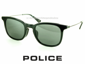 【クーポン 値引】 ポリス サングラス POLICE SPL641K-700 スクエアなボストン スモーク ブラック メンズ レディース アイウェア UVカット ドライブ 人気 評判 公式 アウトレット アジアンフィッティング