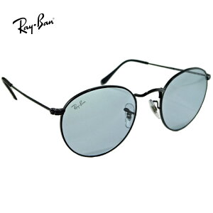 Ray-Ban ���C�o�� �T���O���X RB3447 002/64 �������� M�T�C�Y �����Y 50mm �u���b�N �u���[�O���[ ���K�i ���[�J�[�ۏ؏��t ���E���h���^�� �l�C�̔��߂� ���C�g �J���[�����Y ������� �u�����h UV