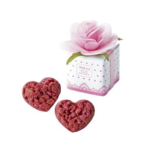 プチギフト お菓子 フルールキューブ ピンク 追加1個 結婚式 退職 かわいい 子供 ギフト チョコ クランチ チョコレートクランチ チョコクランチ ハートクランチ ストロベリークランチ 花 フ