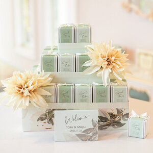 【34コ】プチギフト お菓子 ダリアグレース(モスG) 34個セット 結婚式 名入れ 二次会 ウェルカムボード ウェディング クッキー 個包装 お菓子 焼き菓子 ウェルカムスペース 装飾 ウェルカムス