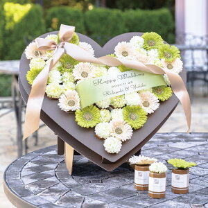 【53コ】プチギフト お菓子 ハートガーデン53個セット 結婚式 名入れ お菓子 ウェルカムボード ウェディング 紅茶クッキー クッキー 花 フラワー ハート ウェルカムスペース装飾 ウェルカム