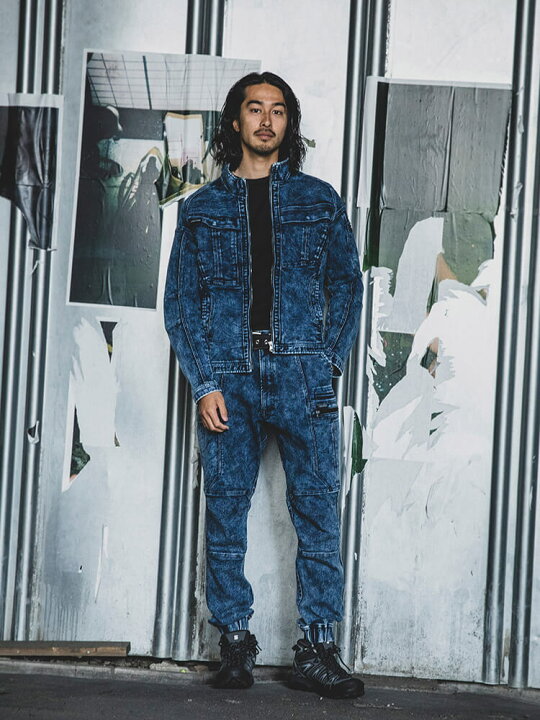 楽天市場】作業服 上下セット 寅壱 TORAICHI デニムワークジャケット 