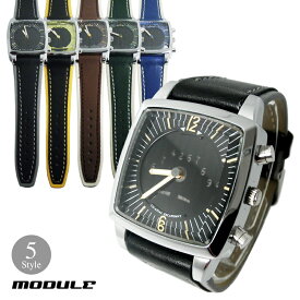 MODULE マトリックスウォッチ アナログ 腕時計 メンズ【3980円以上お買い上げで送料無料】