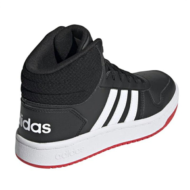 楽天市場 ジュニア スニーカー キッズ シューズ ひも靴 21 25 0cm アディダス Adidas アディフープス Adihoops Mid 2 0 K 子供靴 ミッドカット バッシュタイプ 男の子 女の子 黒 ブラック Dbf98 運動靴 くつ Fy7009 World Wide Market