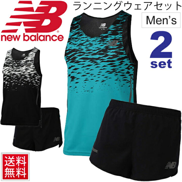 楽天市場 ランニングウェア 2点セット メンズ ニューバランス Newbalance Hanzo 男性 ハンゾー ノースリーブシャツ 3インチショート マラソン ジョギング トレーニング スポーツ Jmtr7102 Jmsr7103 World Wide Market