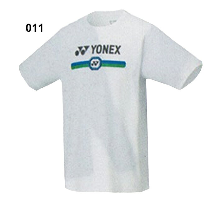 YONEX(M)Tシャツ ホワイト ロゴ プリント スポーツウェア