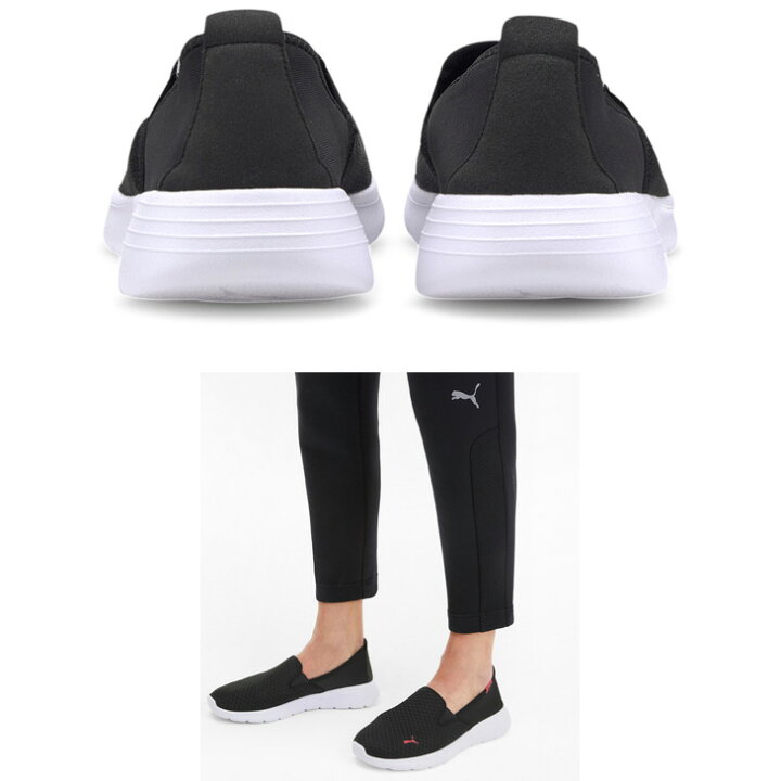 楽天市場 スリッポンシューズ レディース スニーカー プーマ Puma フレックス リニュースリップオン スポーツ カジュアル 女性 靴 シンプル ワンポイント メッシュ 軽量 スポーティ くつ World Wide Market