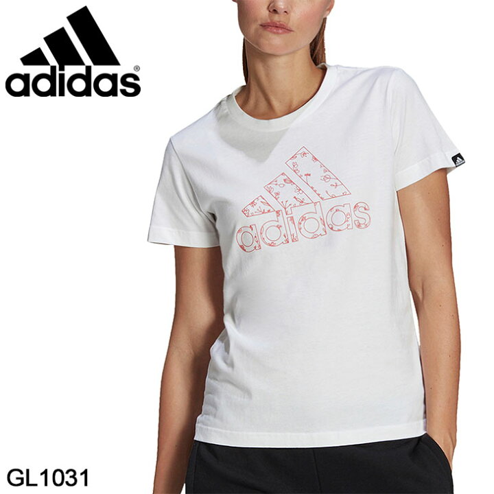 楽天市場 半袖 Tシャツ レディース アディダス Adidas W Mh Bos イラスト Tシャツ スポーツウェア ビッグロゴ 女性 トレーニング フィットネス 白 ホワイト トップス 218 Gl1031 World Wide Market