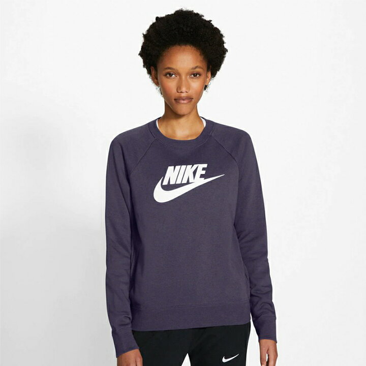 楽天市場 スウェットシャツ 長袖 トレーナー レディース ナイキ Nike エッセンシャル クルー フリース スポーツウェア トレーニング 女性 スエット クルーネック ロゴ トップス 女性 普段使い Bv4113 574 取寄 World Wide Market