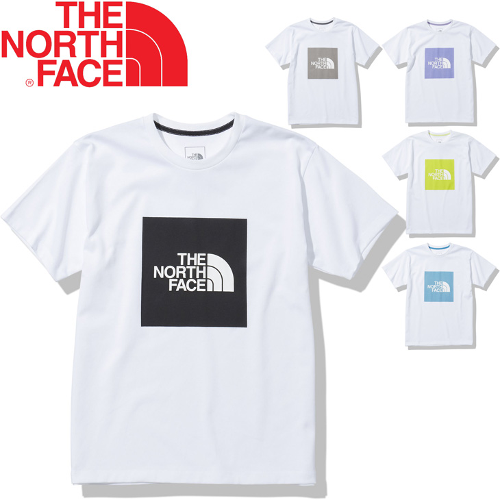 半袖 Tシャツ レディース ノースフェイス THE NORTH FACE カラードスクエアロゴティー/アウトドアウェア カジュアル 女性 シンプル  ビッグロゴ トップス/NTW32135 | WORLD　WIDE　MARKET