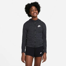 スウェット パーカー キッズ ジュニア 女の子 130-160cm 子供 子ども服/ナイキ NIKE YTH ガールズ NSW フルジップ フーディ/スポーツウェア スエット トレーナー 普段使い/DA1124-032