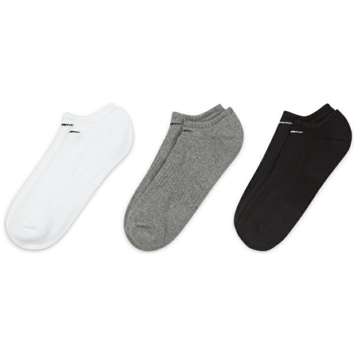 楽天市場 ソックス 3足セット 靴下 メンズ レディース ナイキ Nike 3p エブリデイ クッション ノーショウ 3足組 スニーカーソックス くるぶし丈 スポーツ トレーニング 通学 スクール Sx7673 964 World Wide Market