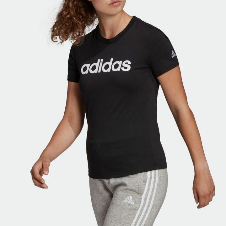 楽天市場 半袖 Tシャツ レディース アディダス Adidas エッセンシャルズ スリム ロゴ トレーニング フィットネス カジュアル 女性 スポーツウェア トップス 269 取寄 World Wide Market
