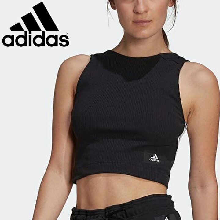 楽天市場】タンクトップ レディース アディダス adidas フィッティド フィット クロップド リブ タンク/フィットネス トレーニング 女性 スポーツウェア/BG437【取寄】 : WORLD WIDE MARKET