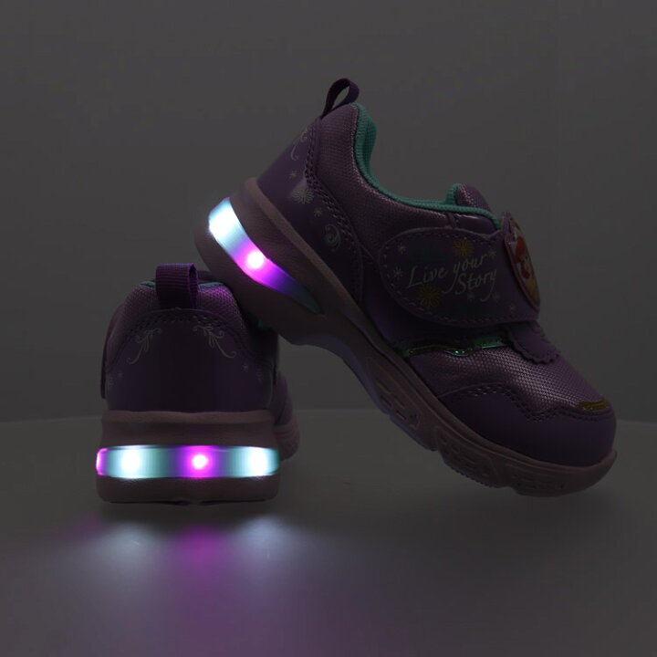 楽天市場 ディズニープリンセス キッズシューズ 女の子 光る靴 Led 14 19cm スニーカー ムーンスター Moonstar ジュニア 子供靴 Disney かわいい ベル アリエル ラプンツェル キャラクター 運動靴 ピンク パープル Dn C1290 World Wide Market