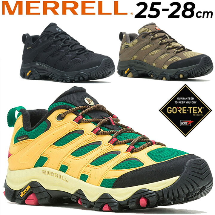 楽天市場 送料無料 アウトドアシューズ 防水 メンズ スニーカー メレル Merrell モアブ 3 シンセティック ゴアテックス ローカット 靴 男性 ハイキング キャンプ Moab 3 Synthetic Gore Tex くつ Moab3sy Gt World Wide Market