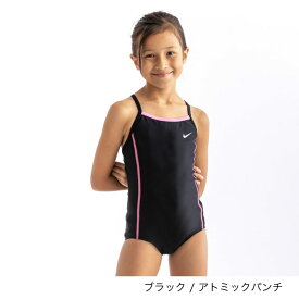 キッズ スクール水着 女の子 ガールズ 120-160cm ナイキ NIKE GIRLS ワンピース 子供 子ども こども用 スイムウェア 水泳 スイミング プール 体育 学校 女児 小学生 保育園 幼稚園 海水浴 ビーチ/1991001-003【返品不可】