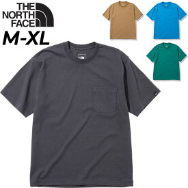 送料無料 半袖 Tシャツ メンズ ノースフェイス THE NORTH FACE/アウトドアウェア UVカット コットン キャンプ ソロキャンプ デイリー カジュアル 男性 トップス シンプル/NT32245