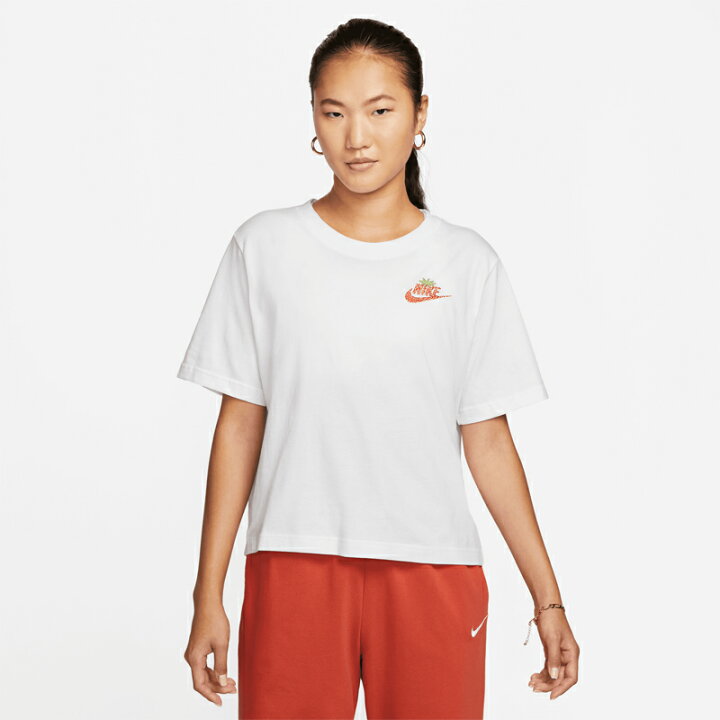 楽天市場 送料無料 Tシャツ 半袖 レディース ナイキ Nike As W Nsw Tee Boxy Berry スポーツウェア カジュアル 女性 ホワイト 白 トップス Dr9017 100 World Wide Market