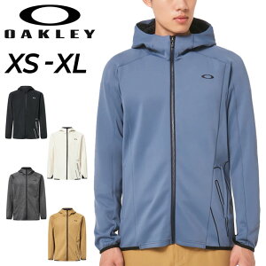 送料無料 トレーニングウェア メンズ アウター オークリー OAKLEY フーディジャケット/スポーツウェア スウェット ジャージ 吸汗速乾 フィットネス 男性 スエジャー 秋冬/FOA404107