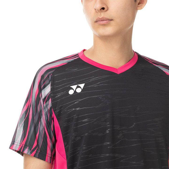送料無料 半袖 Tシャツ メンズ YONEX ヨネックス ゲームシャツ フィットスタイル/バドミントン テニス ソフトテニス スポーツウェア 涼感 クール ドライ 男性 トップス/10443 WORLD WIDE MARKET YONEX 半袖Tシャツ プラシャツ 黒 メンズM レディースL−LL