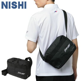 送料無料 ショルダーバッグ かばん ニシスポーツ NISHI スポーツバッグ セカンドバック 肩掛け 斜め掛け 鞄 陸上 試合 合宿 移動 かばん 黒 ブラック/N22-332