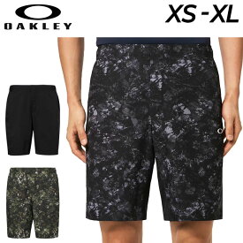 送料無料 オークリー ハーフパンツ メンズ OAKLEY ウーブン ショートパンツ トレーニング スポーツウェア 吸汗速乾 防風 男性 ランニング ジム 運動 部活 春 夏 短パン 半ズボン ボトムス/FOA405229