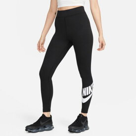 送料無料 ナイキ ロングタイツ レディース NIKE NSW CLSC GX HR タイツ F レギンス スパッツ 女性用 ランニング ジム ジョギング トレーニング フィットネス ボトムス 黒 ブラック スポーツウェア/DV7792-010