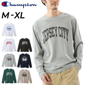 送料無料 チャンピオン 長袖 Tシャツ メンズ Champion ベーシック プリントT カレッジ風 アメカジ 男性 ロンT カジュアル ウェア コットンUSA トップス/C3-Y424