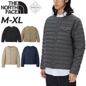 送料無料 ノースフェイス ダウンジャケット メンズ アウター THE NORTH FACE シェルカーディガン ノーカラー インナーダウン アウトドアウェア キャンプ 保温 GORE-TEX 撥水 防風 男性 防寒着 タウン カジュアル ブランド 上着/ND92262