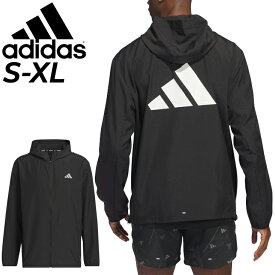 送料無料 アディダス ランニングウェア メンズ ジャケット adidas RUN IT JACKET アウター フルジップ フーディ ジョギング 陸上 トレーニング スポーツウェア ウエア 男性用 パーカ 黒 ブラック ブランド アパレル/IEJ80