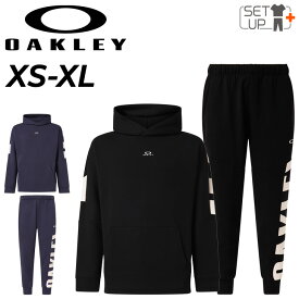 送料無料 オークリー スウェット メンズ 上下 OAKLEY パーカー ロングパンツ セットアップ トレーニング スポーツウェア 上下組 吸汗速乾 ストレッチ UVカット リフレクター 男性 プルオーバー パーカ 長ズボン 服 ブランド アパレル/FOA406290-FOA406298