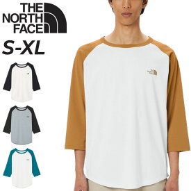 送料無料 ノースフェイス 7分袖 Tシャツ メンズ THE NORTH FACE クォータースリーブ ベースボールティー ラグラン袖 吸汗速乾 抗菌防臭 アウトドア カジュアルウェア ウエア 男性用 カットソー 服 メンズウェア シンプル ブランド アパレル/NT32476