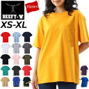 ヘインズ Tシャツ 半袖 メンズ Hanes BEEFY ビーフィー BEEFY-T | ポケットT 男性用 クルーネック 丸首 無地 厚手 パックT インナーシャツ メンズウェア ウエア シンプル 服 ブランド アパレル 半袖シャツ 半袖Tシャツ 半袖tシャツメンズ ティーシャツ H5190【返品不可】