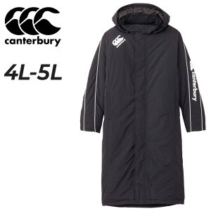 美品・サイズ3L】CANTERBURY ブラック ダウンベンチコート 2026年最新 