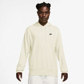 送料無料 ナイキ スウェット パーカー 長袖 メンズ NIKE クラブ フレンチテリー プルオーバーフーディ スポーツウェア トレーニング ジム 男性 大きいサイズ スエットスウェットシャツ パーカ デイリー ルームウェア オフホワイト nike ブランド アパレル/FN3867-133