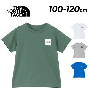 送料無料 ザ・ノース・フェイス ベビーウェア 半袖 Tシャツ THE NORTH FACE トドラー スモールスクエアロゴティー 100-120cm ベビー服 子供服 プリントT アウトドアウェア タウン カジュアル コット