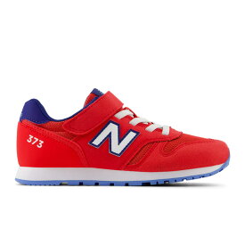 送料無料 ニューバランス ジュニアシューズ スニーカー Newbalance 373 子供靴 19-24cm ローカット ゴム紐 ベルトタイプ カジュアルシューズ 子ども 男の子 女の子 運動靴 キッズスニーカー クッション性 スポーティ 普段履き タウン 通学 ブランド くつ/YV373-PD2