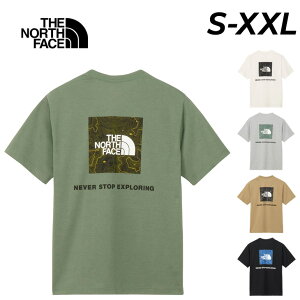 送料無料 ザ・ノース・フェイス 半袖 Tシャツ メンズ THE NORTH FACE バックスクエアトラバースロゴティー 吸汗 速乾 アウトドア カジュアルウエア プリントT バックプリント メンズウェア 半袖