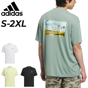 送料無料 アディダス 半袖 モックネックシャツ メンズ ゴルフウェア adidas GOLF HEAT .RDY バックグラフィック ゴルフシャツ バックプリント 男性 紳士用 モックシャツ トップス 服 春 夏 スポー