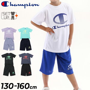 `sI LbY TVc V[gpc ㉺ Champion T-SHIRT AND SHORTS WjA 130-160cm q ZbgAbv X|[cEFA vgTVc n[tpc 2_Zbg qǂ j̎q 