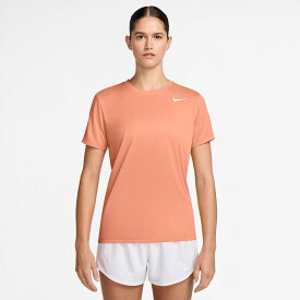 ナイキ 半袖 Tシャツ レディース NIKE Dri-FIT RLGD LBR S/S TEE｜トレーニング ランニンフ フィットネス ヨガ スポーツウェア ウエア 吸汗 速乾 ドライ 女性用 トップス 半そで 半袖シャツ オレンジ スポーツTシャツ 服 ブランド nike アパレル/DX0688-844