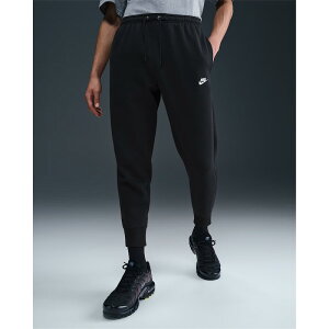 送料無料 ナイキ ロングパンツ メンズ NIKE クラブ ジョガーパンツ 裏起毛 裏フリース テーパード 秋冬 保温 トレーニングパンツ スポーツウエア 男性用 長ズボン 黒パンツ ブランド nike club