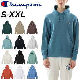 送料無料 チャンピオン パーカー スウェット メンズ Champion プルオーバー フーディ パーカ 長袖 無地 裏毛タイプ スウェットシャツ 男性用 スエット コットンUSA スポーツ カジュアルウェア ウエア ベーシック シンプル ブランド アパレル/C3-Y136