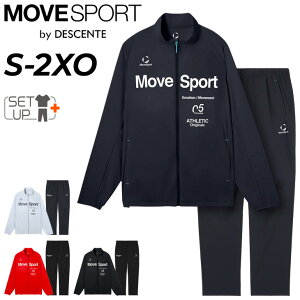 �������� �f�T���g ���[�u�X�|�[�c �g���[�j���O�E�F�A �����Y �㉺ MOVESPORT by DESCENTE �ڐG�⊴ �W���P�b�g �����O�p���c �Z�b�g�A�b�v �j���p �X�|�[�c�E�F�A �㉺�g �t�B�b�g�l�X �W���g�� 