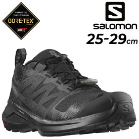 送料無料 サロモン メンズ トレイルランニングシューズ SALOMON X-ADVENTURE GORE-TEX ゴアテックス 防水 ランニングシューズ ローカット トレラン ブランド トレイルシューズ 男性 大きいサイズ アウトドアスポーツ スポーツシューズ スニーカー 運動靴 くつ/XADVGTX